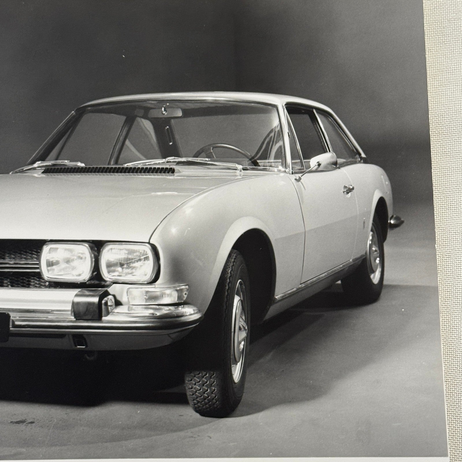 1971 Peugeot 504 Coupe Factory Press Photo Photograph Vintage