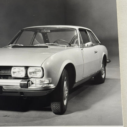 1971 Peugeot 504 Coupe Factory Press Photo Photograph Vintage