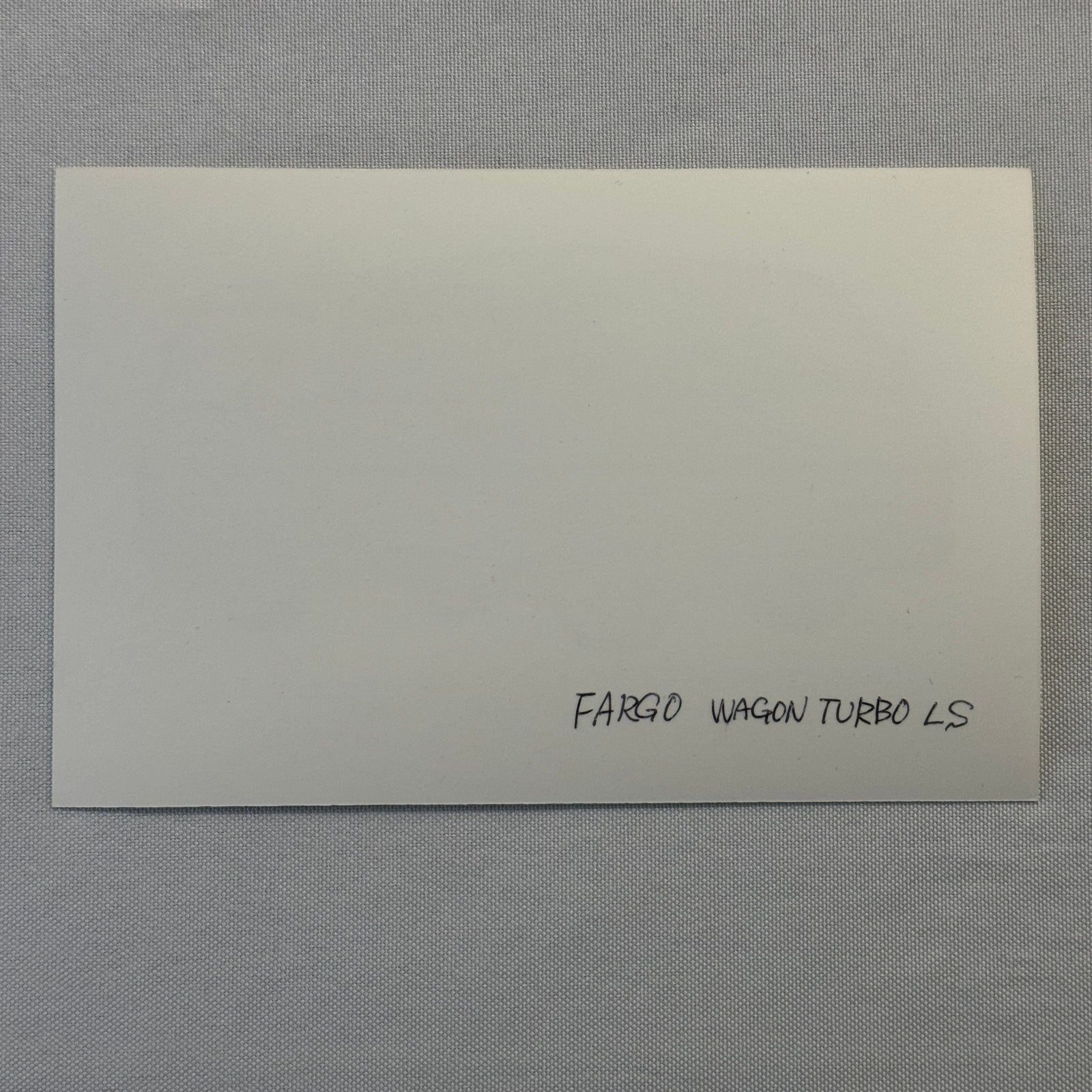 Vintage JDM Isuzu Fargo Wagon Turbo LS Van Photo Japanese Domestic Market