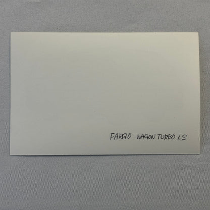 Vintage JDM Isuzu Fargo Wagon Turbo LS Van Photo Japanese Domestic Market