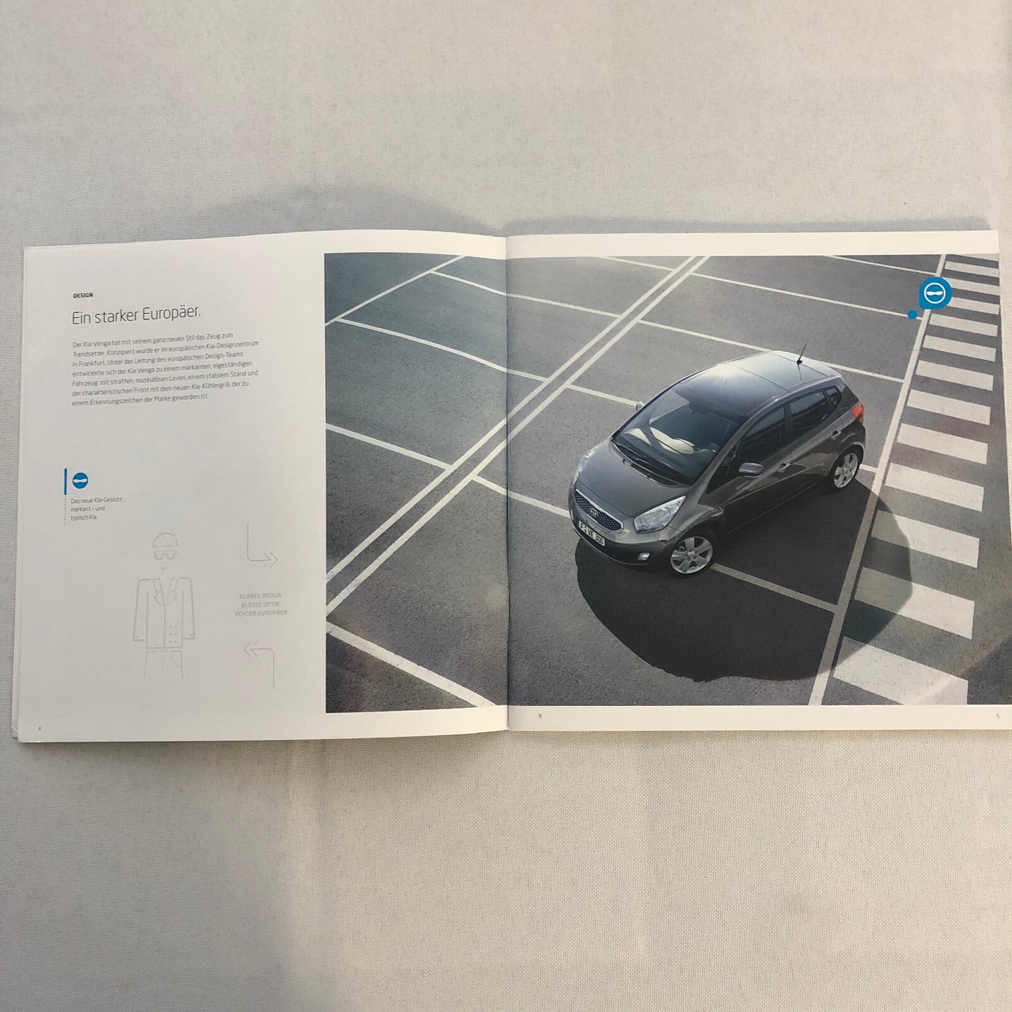 2010 Kia Venga Car Sales Brochure Catalog with Price List GERMAN Market