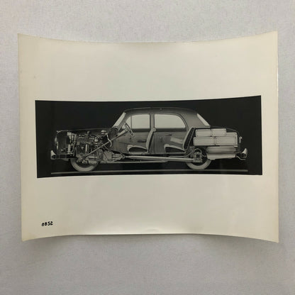 Vintage Cutaway Car Automobile Press Photo Photograph Print - Unknown Model 