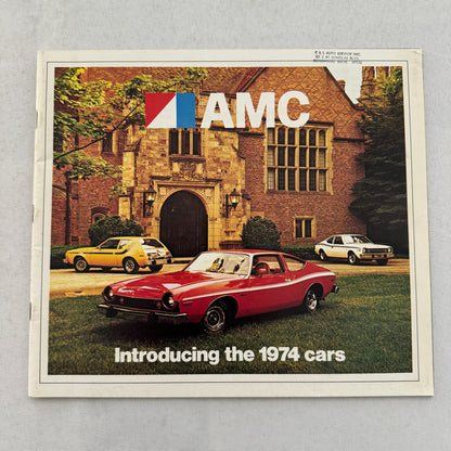 1974 AMC Car Sales Brochure Catalog Matador Gremlin Hornet Javelin Ambassador