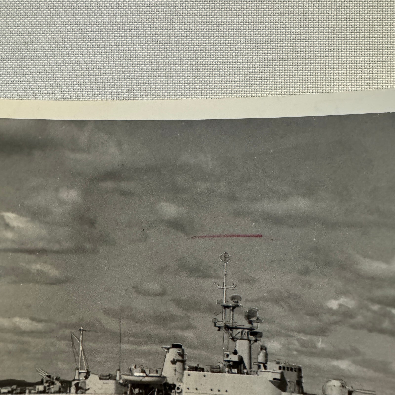 Vintage Royal Canadian Navy Ship Photograph Photo HMCS Restigouche Destroyer