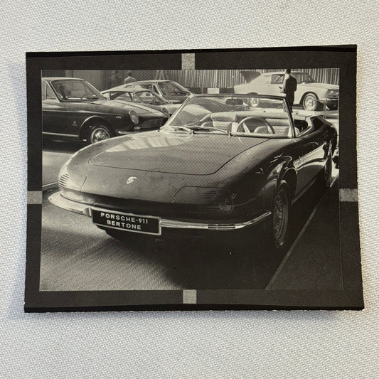Porsche 911 Bertone Concept Car Photo Photograph Vintage Coachbuilder