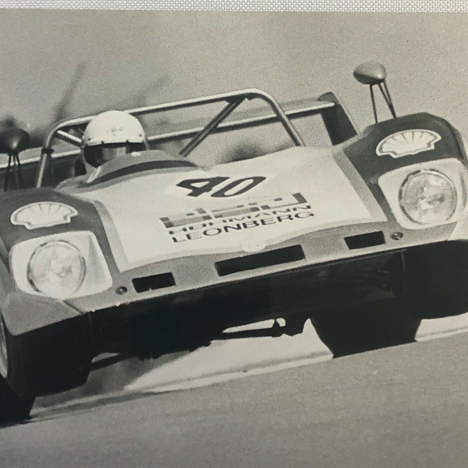 Vintage Racing Photo Photograph 1976 300KM Nurburgring Lola T294 BMW Car Bross