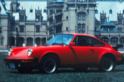 Porsche 911 Car 35mm Photo Slide Vintage 1981