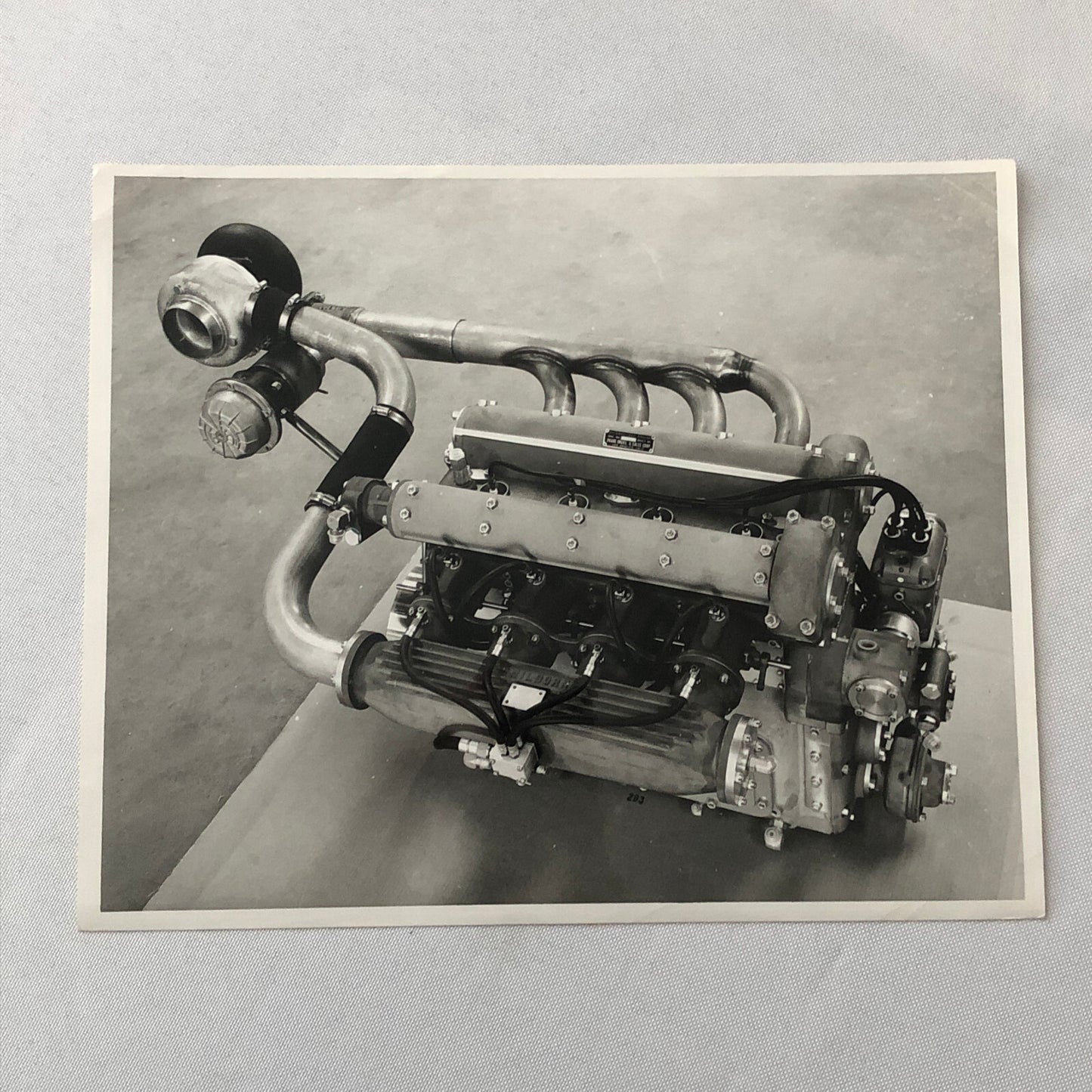 Indy Indianapolis 500 Racing Photo Photograph Offenhauser Garrett Turbocharger