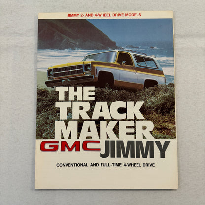 GMC Jimmy Truck Sales Brochure Catalog 4 Wheel Drive 2 Wheel Drive Vintage