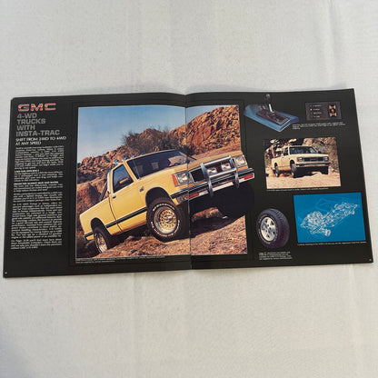 1984 GMC S-15 Pickup S15 Pickup Truck Sales Brochure Catalog Advertising