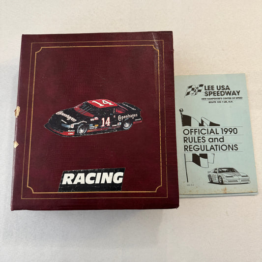 1990 Stock Car Racing Scrapbook Stockcar NASCAR Vintage Over 100 Photographs