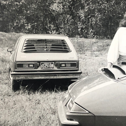 Vintage Car with Model Photo Photograph Lot of 4x Chevrolet Monza +