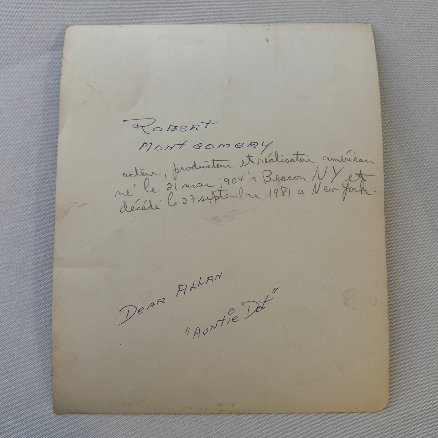 Vintage Actor Photograph Robert Montgomery Working Out Photo Medicine Ball