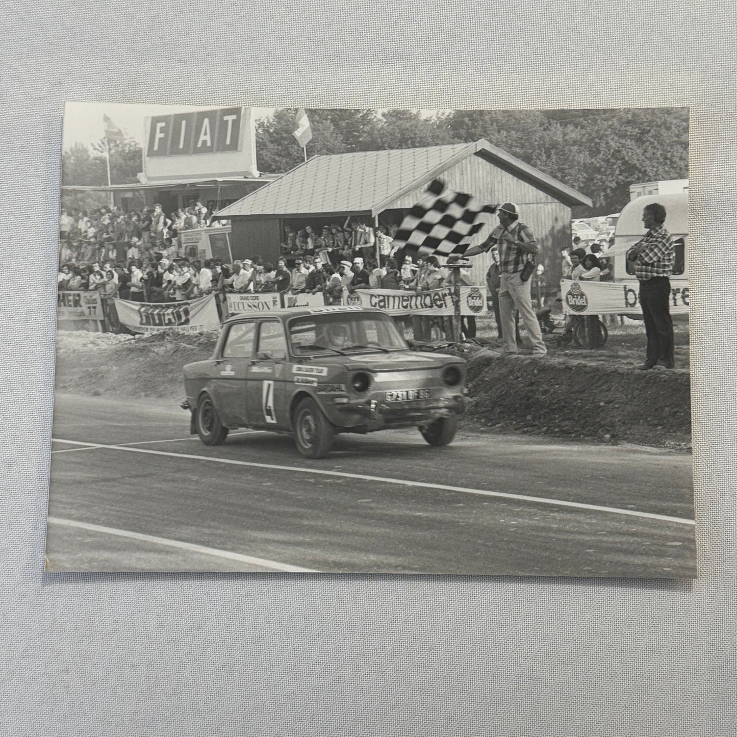 Vintage Rally Racing Photo Photograph Print DPPI Hillman Sunbeam Imp Car