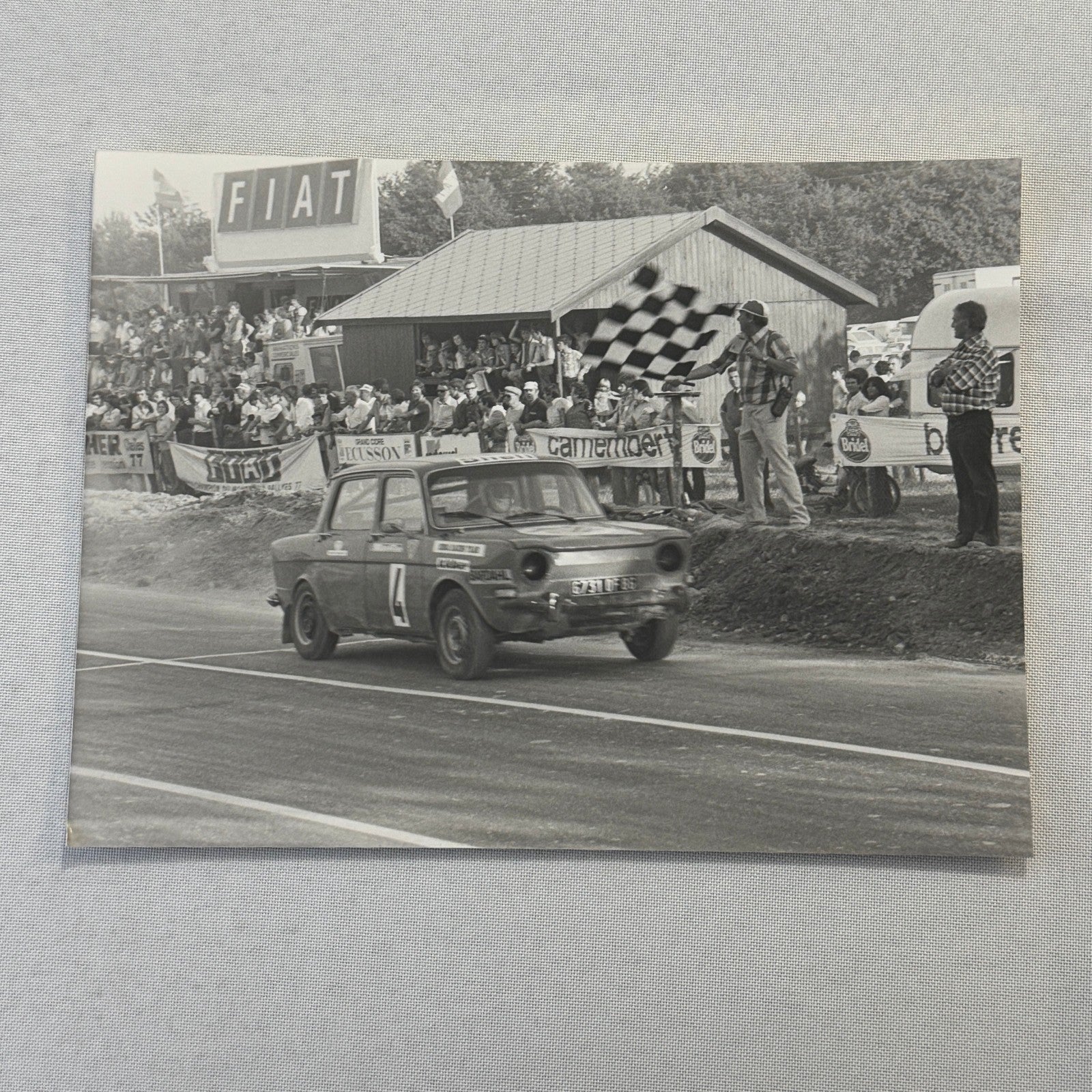 Vintage Rally Racing Photo Photograph Print DPPI Hillman Sunbeam Imp Car