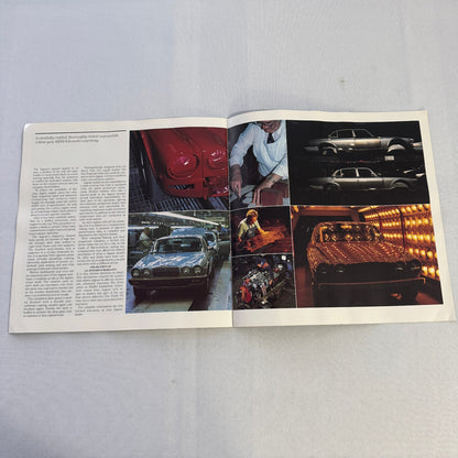 Vintage Jaguar Car Brochure XJ6 Sovereign XJ12 Plas Catalog Automobile 1985 1986
