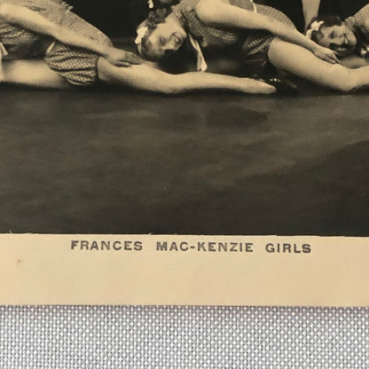 Dance Troupe Dancer Dancing Circus Photo Photograph Vintage Frances MacKenzie