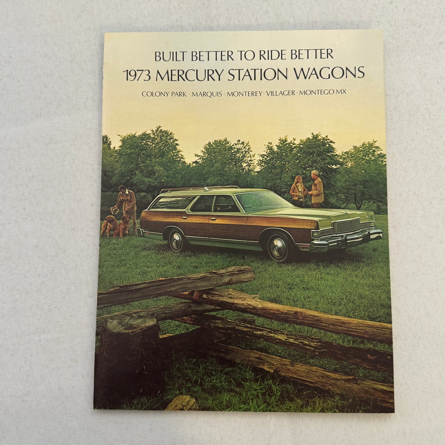 1973 Mercury Station Wagon Sales Brochure Catalog Montego Colony Park Marquis +