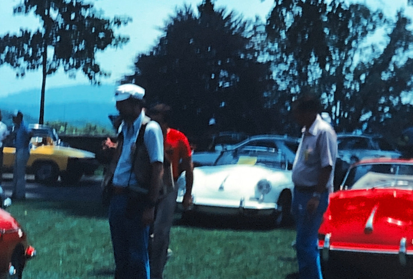 Porsche 356 Car Show 35mm Photo Slide Vintage 1981