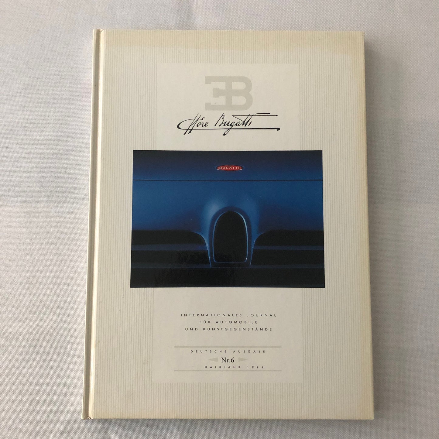 1994 Bugatti Car Book Magazine Journal German Text Vintage Cars +