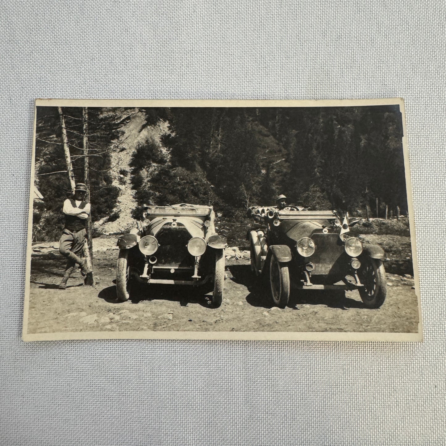 Vintage Car Photo Postcard Post Card RPPC Real Photo Postcard Automobile