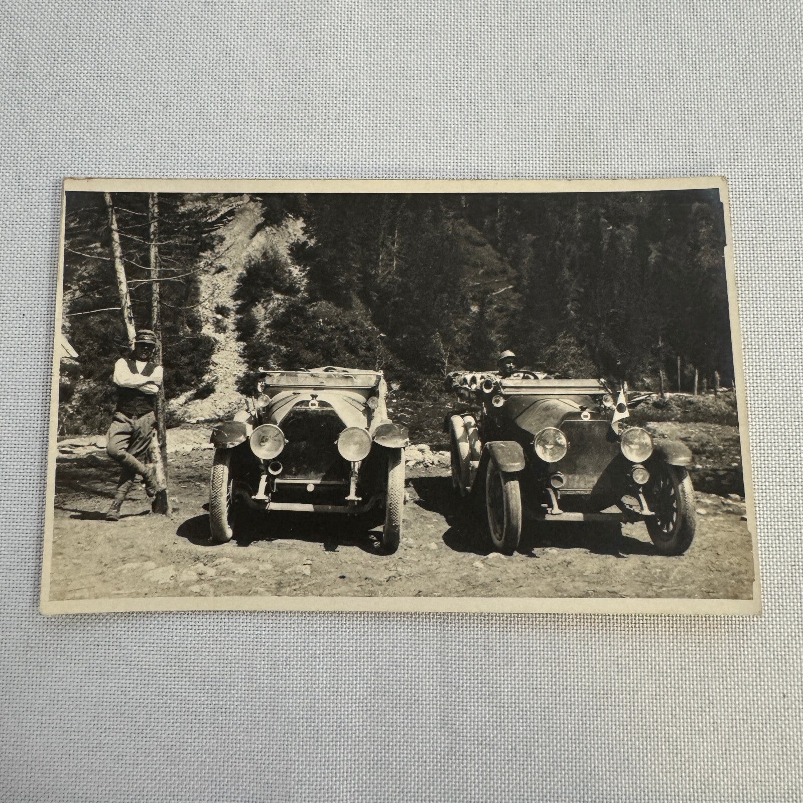 Vintage Car Photo Postcard Post Card RPPC Real Photo Postcard Automobile