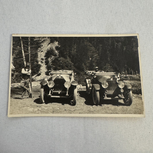 Vintage Car Photo Postcard Post Card RPPC Real Photo Postcard Automobile