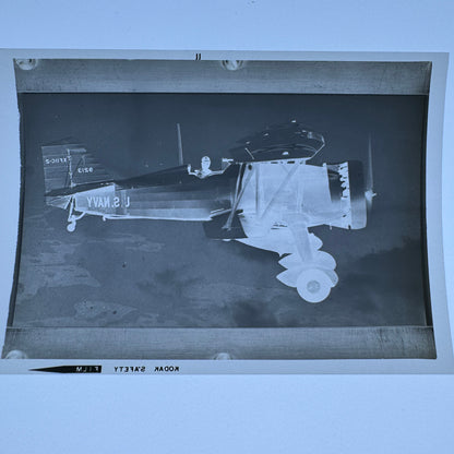 Vintage Photo Negative Curtiss XF11C-2 Airplane Plane Curtiss XF11C 2 XF11C2