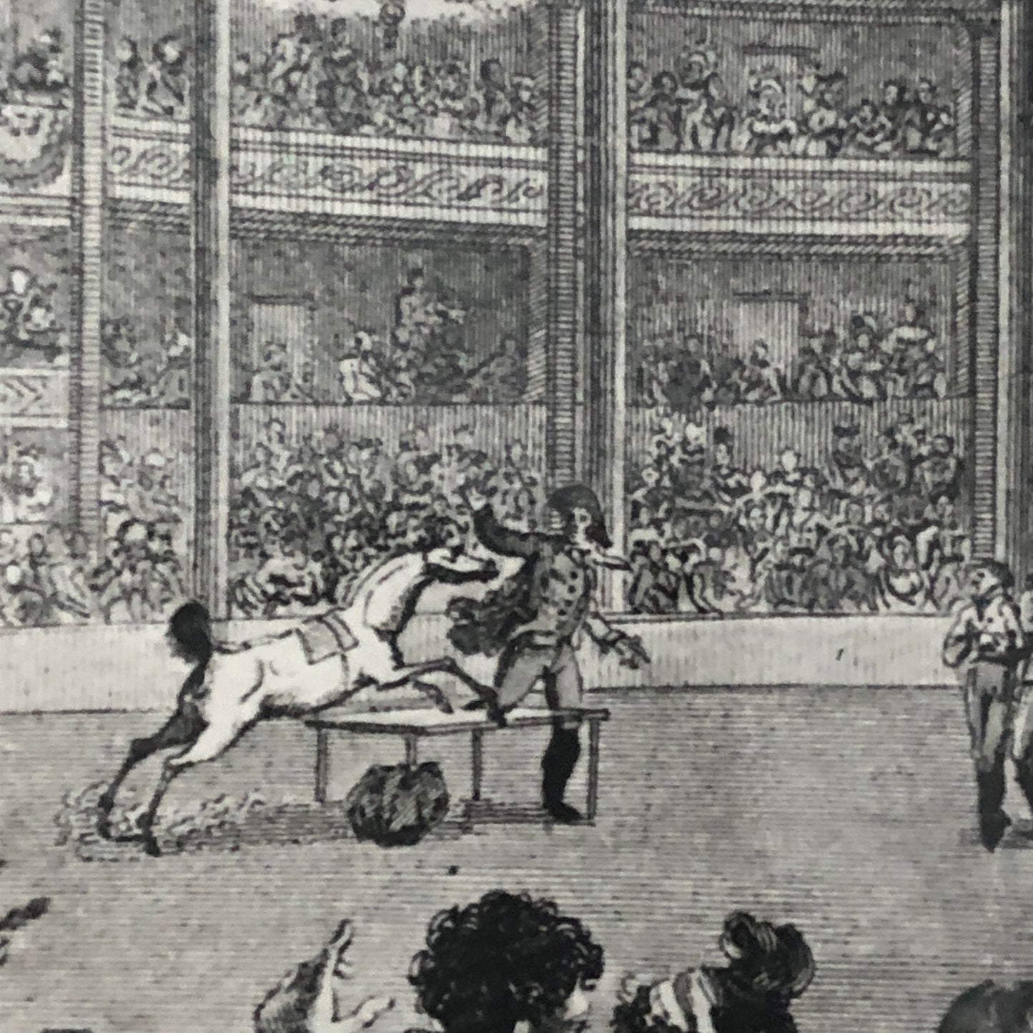 Vintage Photograph of French Circus Poster or Postcard Illustrations Photo