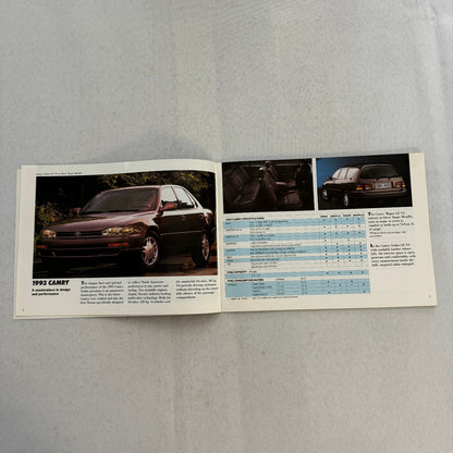 1993 Toyota Sales Brochure Catalog Previa Paseo MR2 Celica 4Runner T100 Pickup