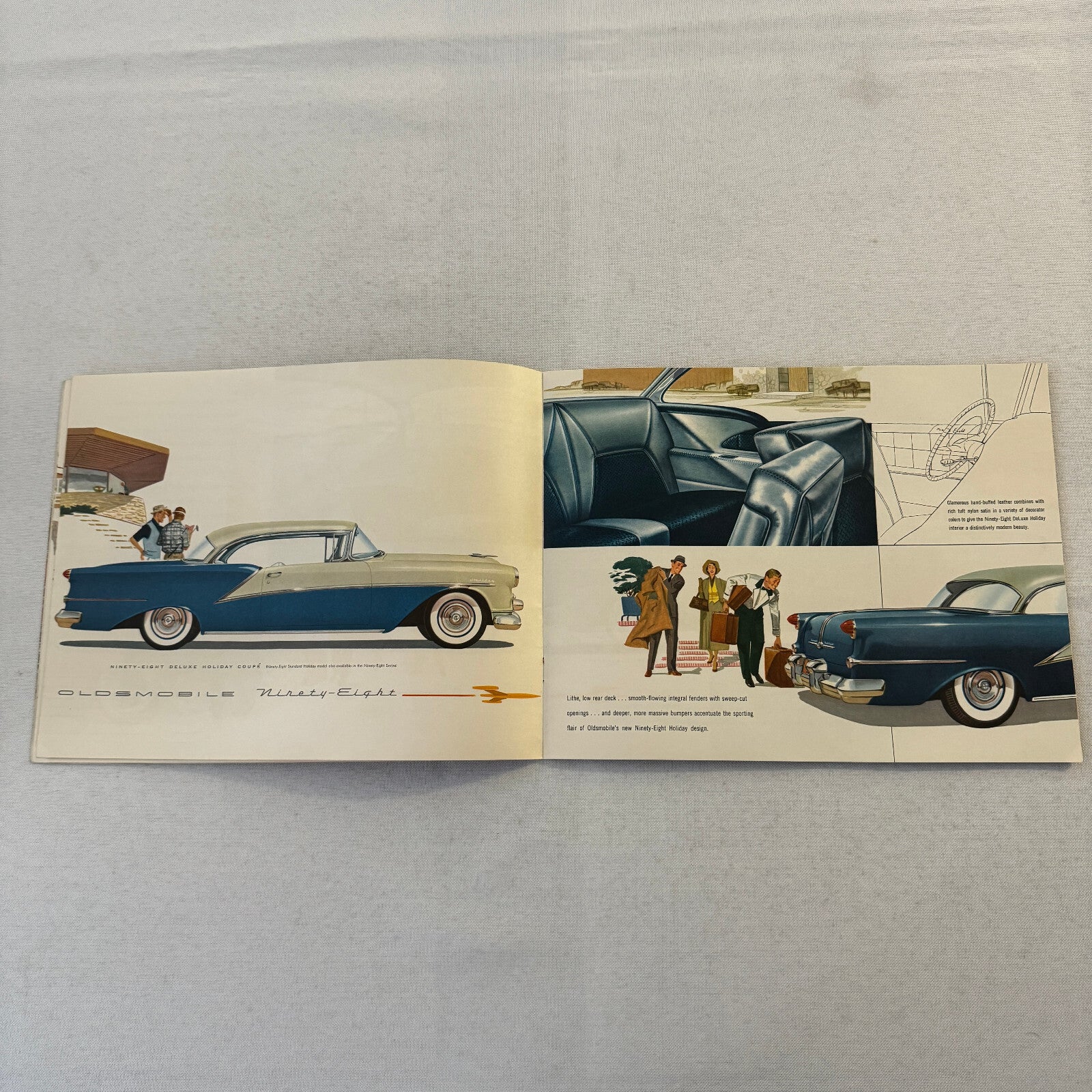 1954 Oldsmobile Sales Brochure Catalog Super 88 Ninety Eight Starfire 88