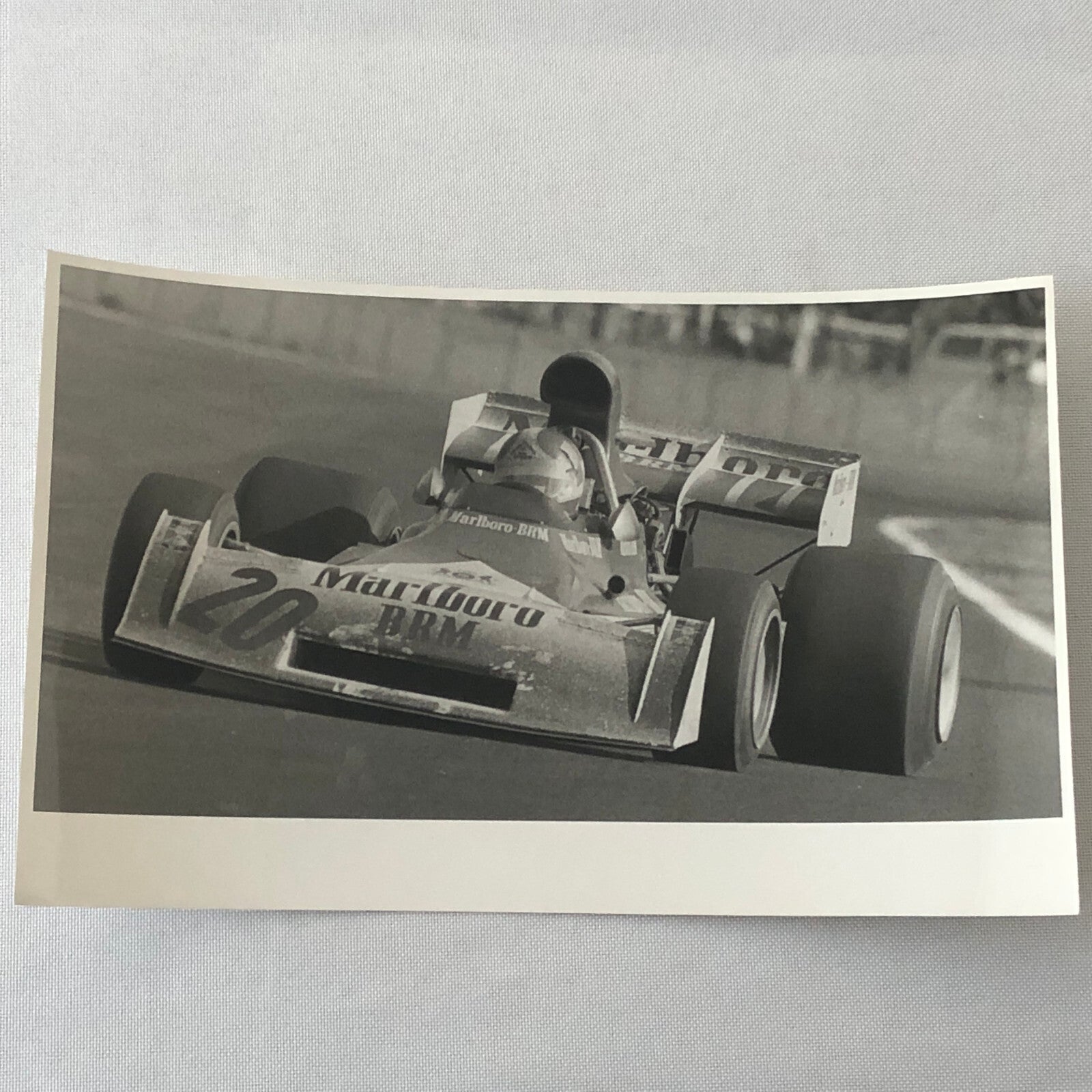 Vintage Racing Photo Photograph Jean-Pierre Beltoise 1973 JP Beltoise BRM Car