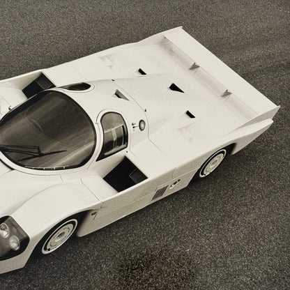 Vintage Porsche 956 Racing Car Photo Photograph Print Race Car