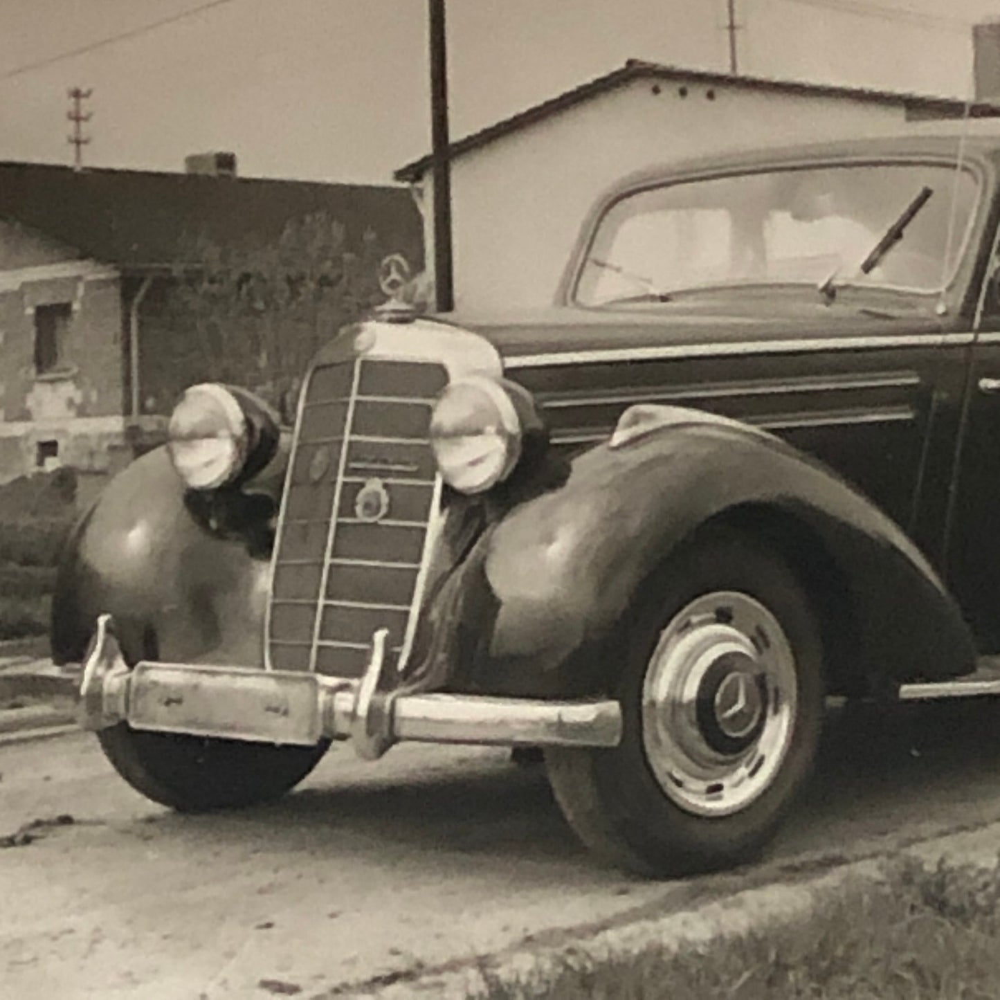 Vintage Mercedes Benz Car Automobile Photo Photograph Print - Tag AL22SM2