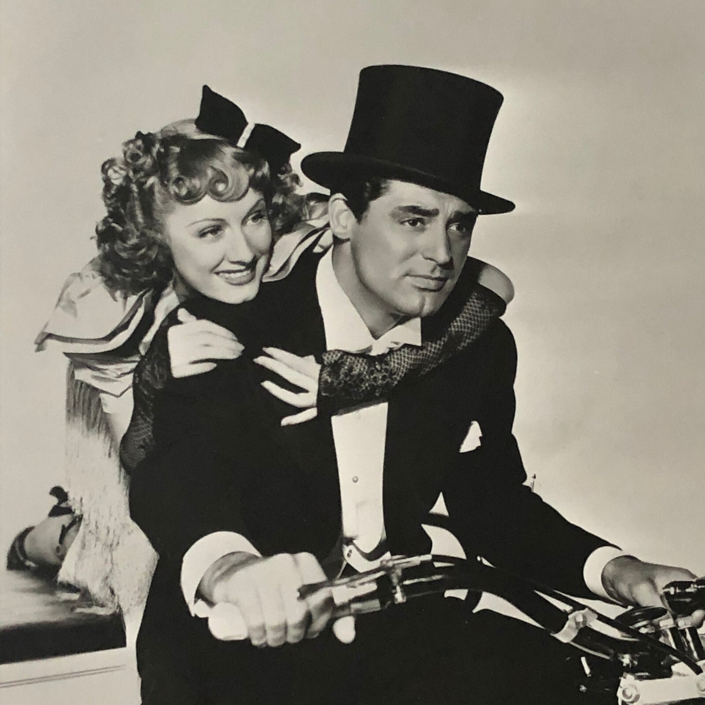 Cary Grant Irene Dunne The Awful Truth Movie Film Photo Photograph Motorcycle