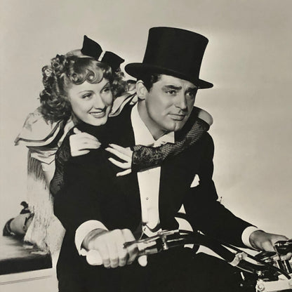 Cary Grant Irene Dunne The Awful Truth Movie Film Photo Photograph Motorcycle