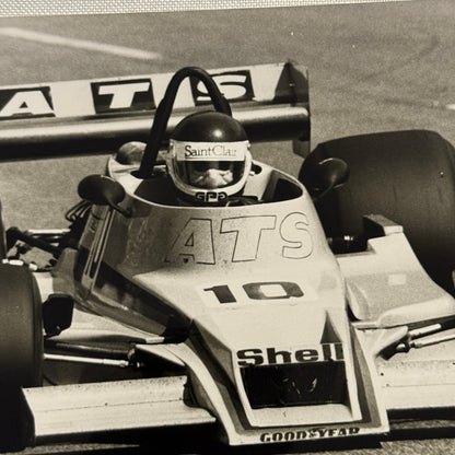 Jean Pierre Jarier 1978 Racing Press Photo Photograph Motorsport Vintage Print