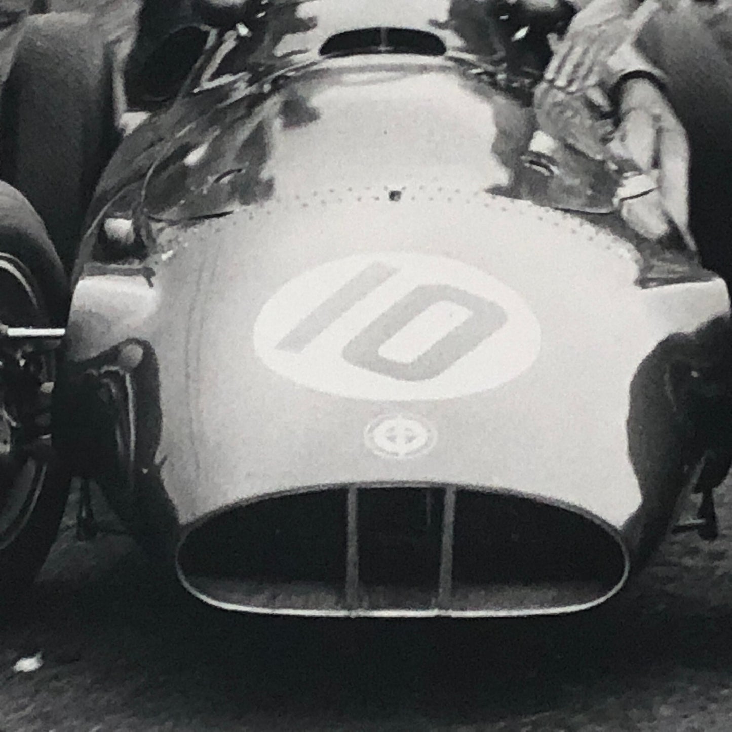 Vintage BRM Racing Car Press Photo Photograph Oulton Park 1955