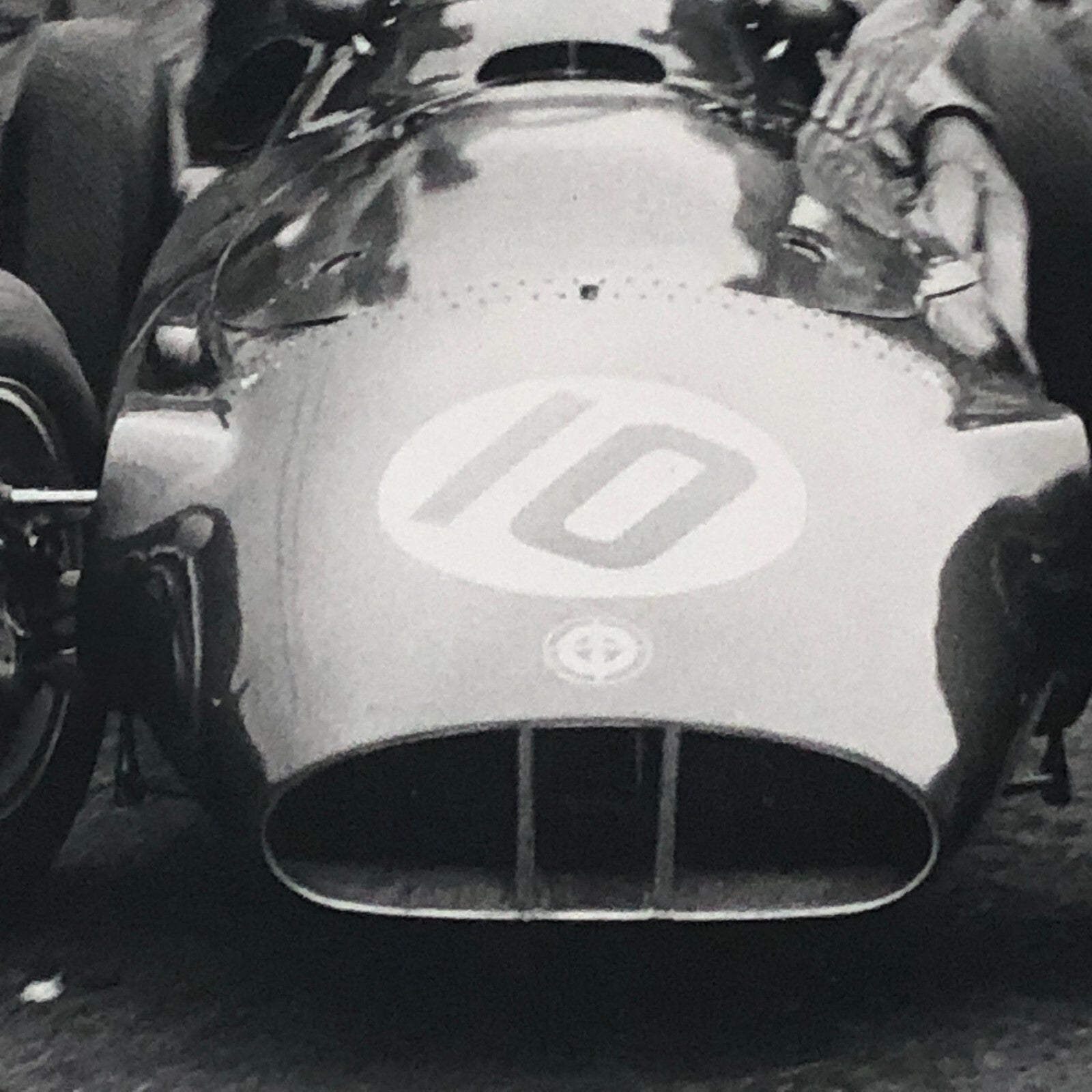 Vintage BRM Racing Car Press Photo Photograph Oulton Park 1955