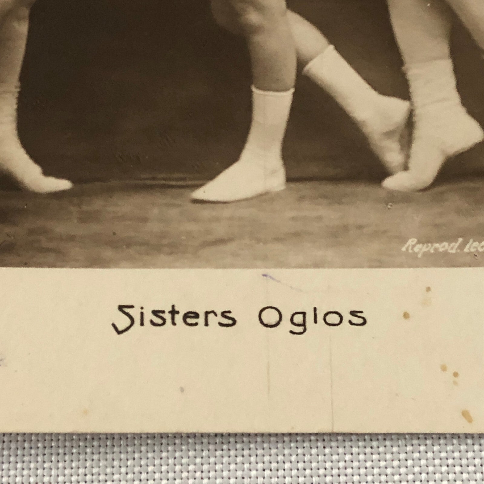 Circus Performer Photo Photograph Acrobats ? Sisters Oglos
