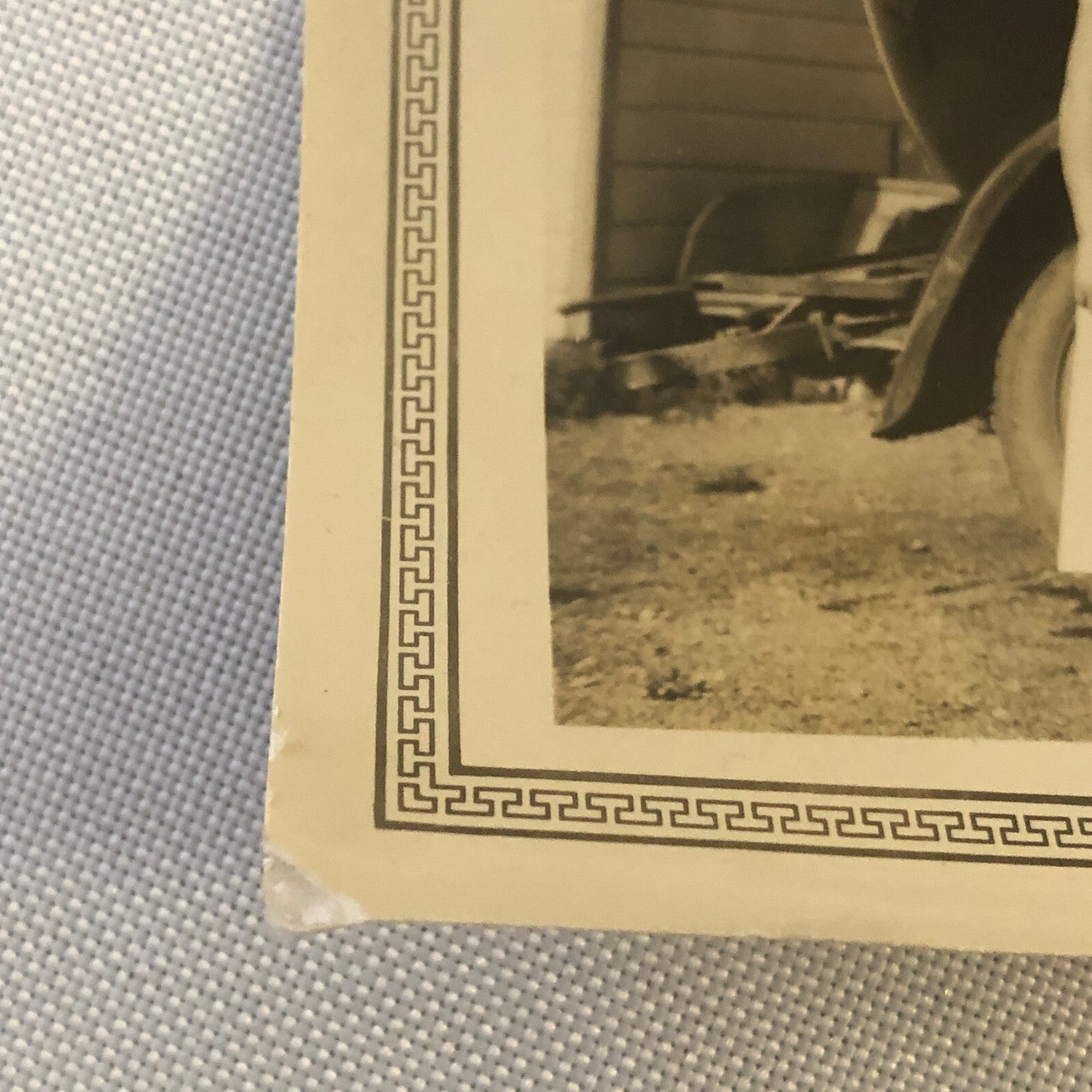 Vintage Car Automobile Family Dog People Photo Photograph Print - Tag AL22SM1