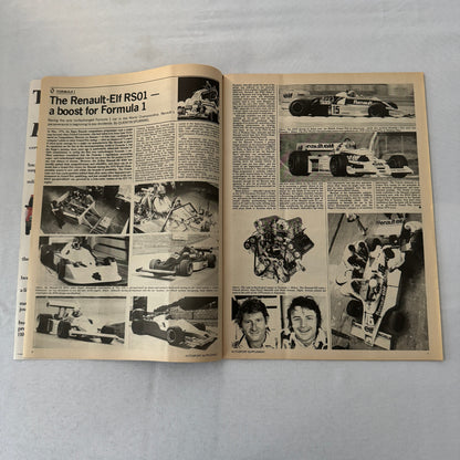 Vintage Renault Racing Supplement Magazine F1 Formula One ELF Renault 5 Gordini