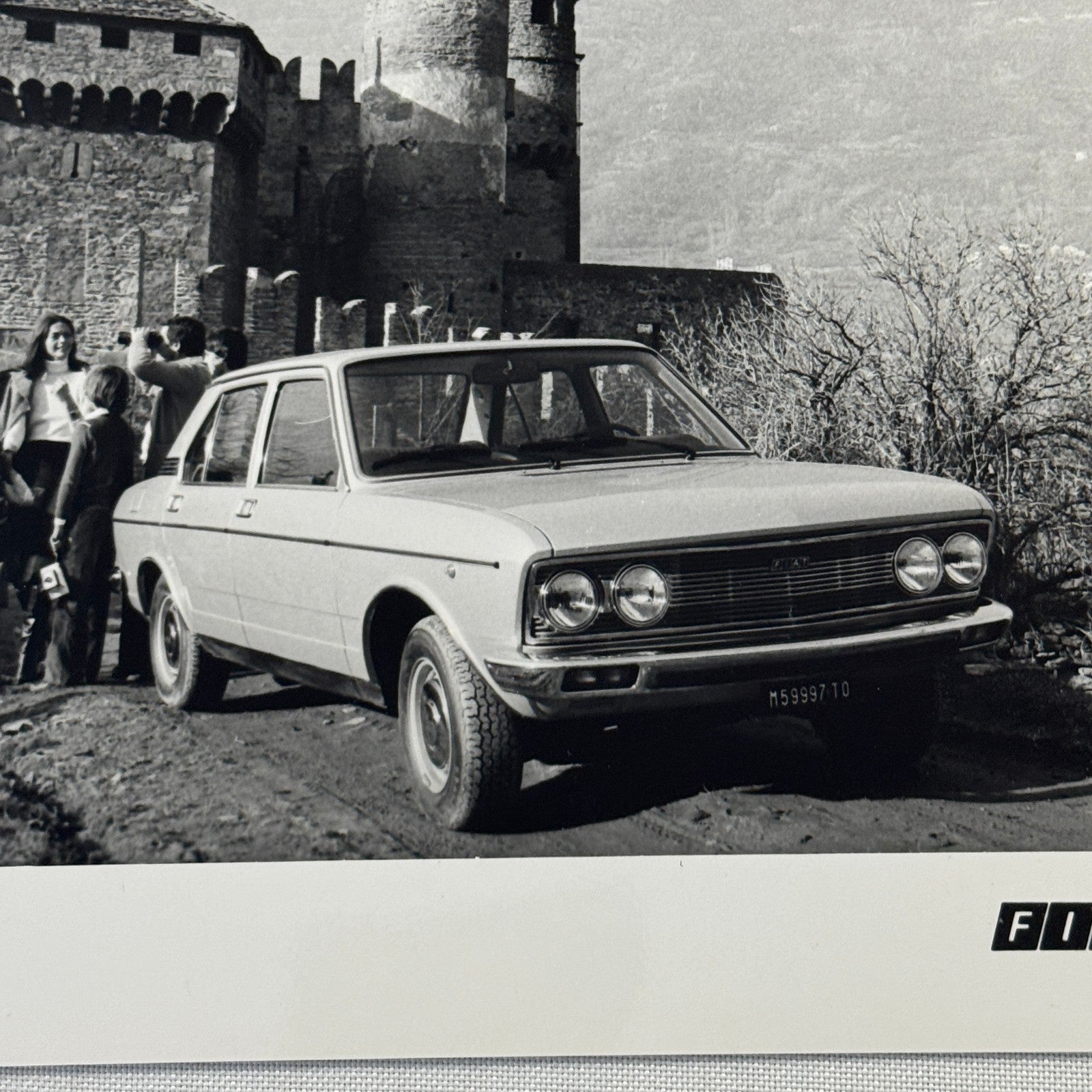 Fiat 132 GLS Car Factory Press Photo Photograph Print Vintage 1976