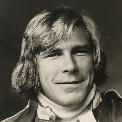 James Hunt Grand Prix Formula One F1 Racing Driver Portrait Photo Photograph