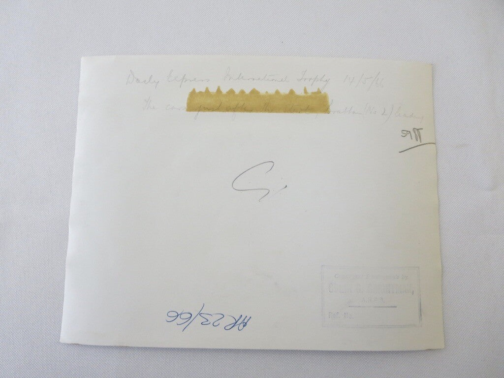 Vintage 1966 Racing Photograph Photo - Jack Brabham Leading Grand Prix Car