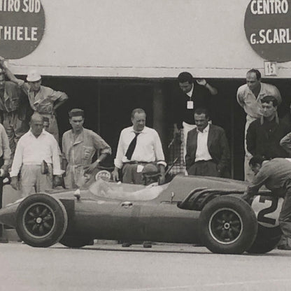 Vintage Grand Prix Racing Car Driver Photo Photograph Gunther Molter