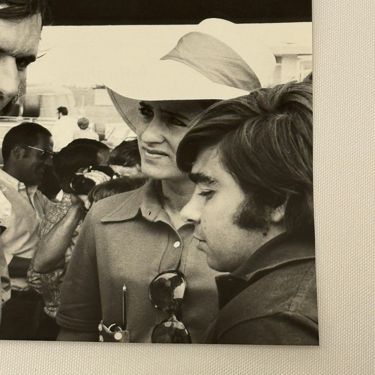 Vintage Racing Photo 1970 German Grand Prix Emerson Fittipaldi Chico Serra