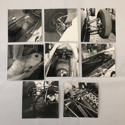 Vintage Racing Photo BRM Car 1963 Zandvoort Grand Prix Lot of 8