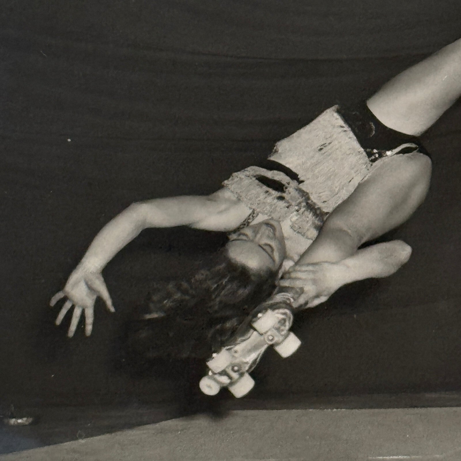 Circus Rollerskating Roller Skate Circus Act Photo Photograph Vintage Cartelly