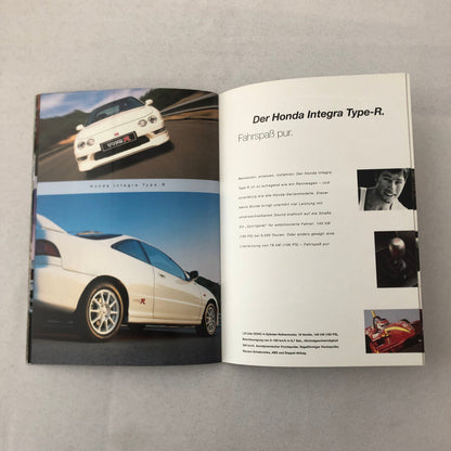Honda Sales Brochure Catalog NSX S2000 Integra Type R Prelude Civic + GERMAN